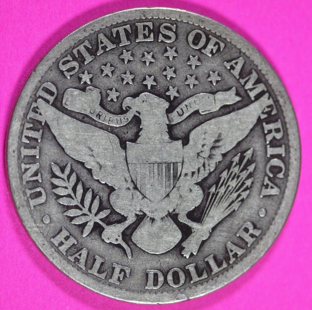 1912 P Barber Liberty Half Dollar Scarce Semi Key Date Coin Philadelphia 284