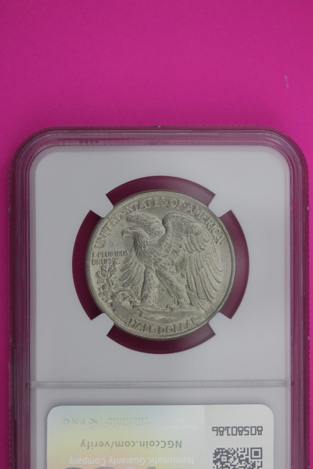 1943 P MS 63 Walking Liberty Half Dollar NGC Graded Certified Authentic 209