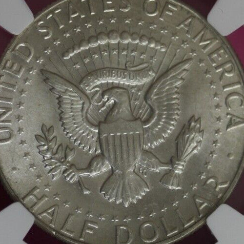 1969 D MS 64 Kennedy Half Dollar NGC Graded Certified Authentic Slab Silver 1373