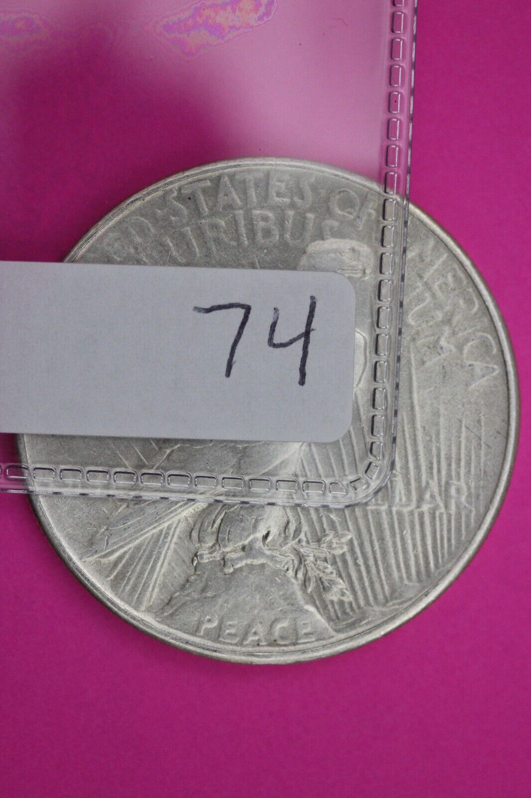 High Grade 1935 P Liberty Peace Silver Dollar Philadelphia Semi Key Date 74