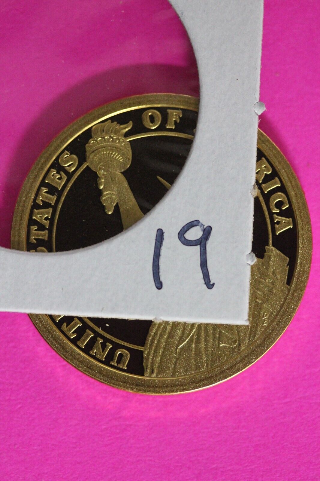 Proof 2012 S Grover Cleveland 1 Presidential Dollar DCAM Exact Coin Shown TOM 19