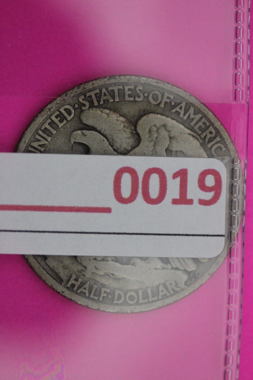 1918 D Walking Liberty Half Dollar Scarce Semi Key Date Silver Walker Coin 0019