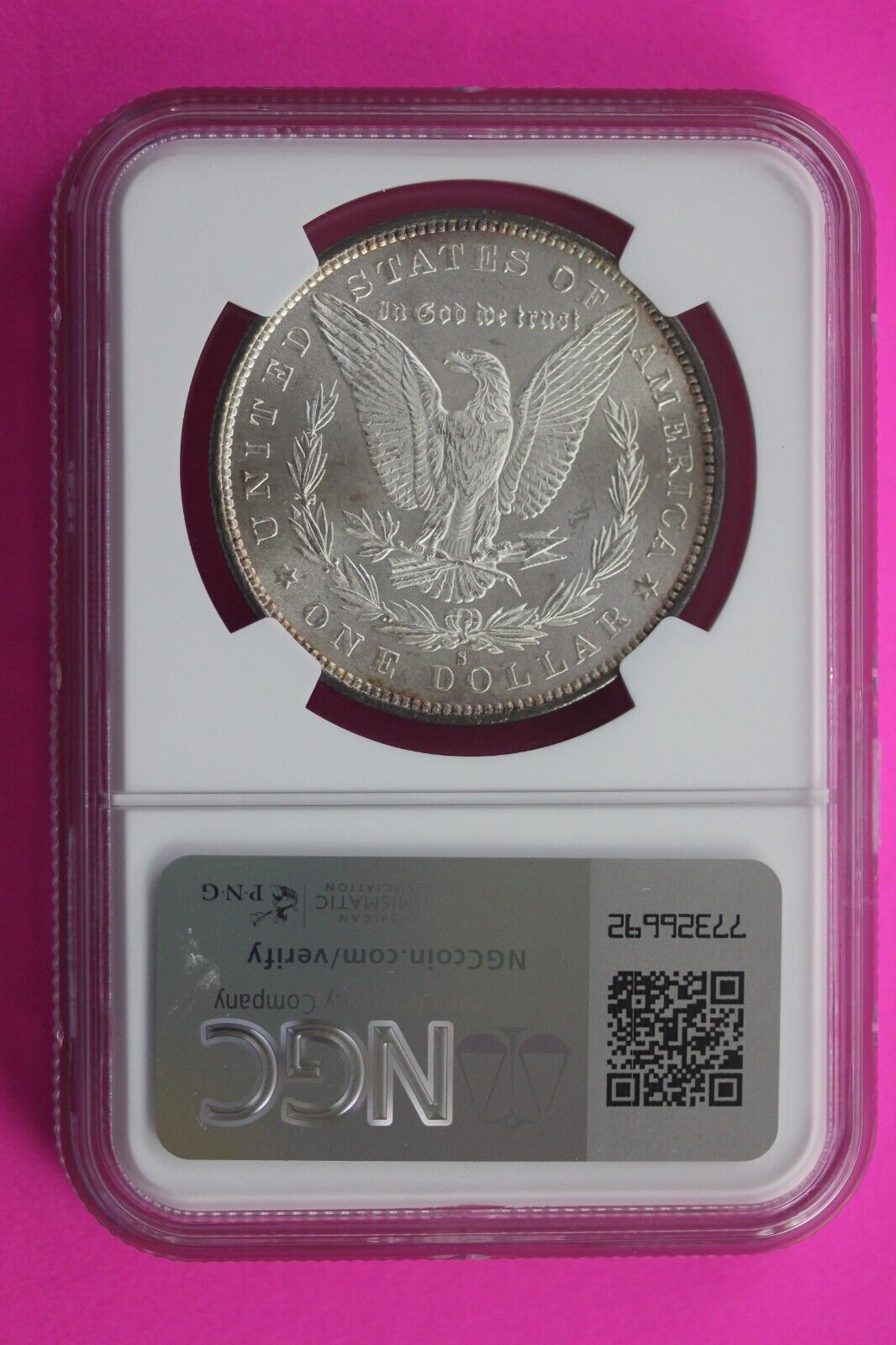 1879 S MS 63 Liberty Morgan Silver Dollar NGC Certified Slab Free Shipping 655
