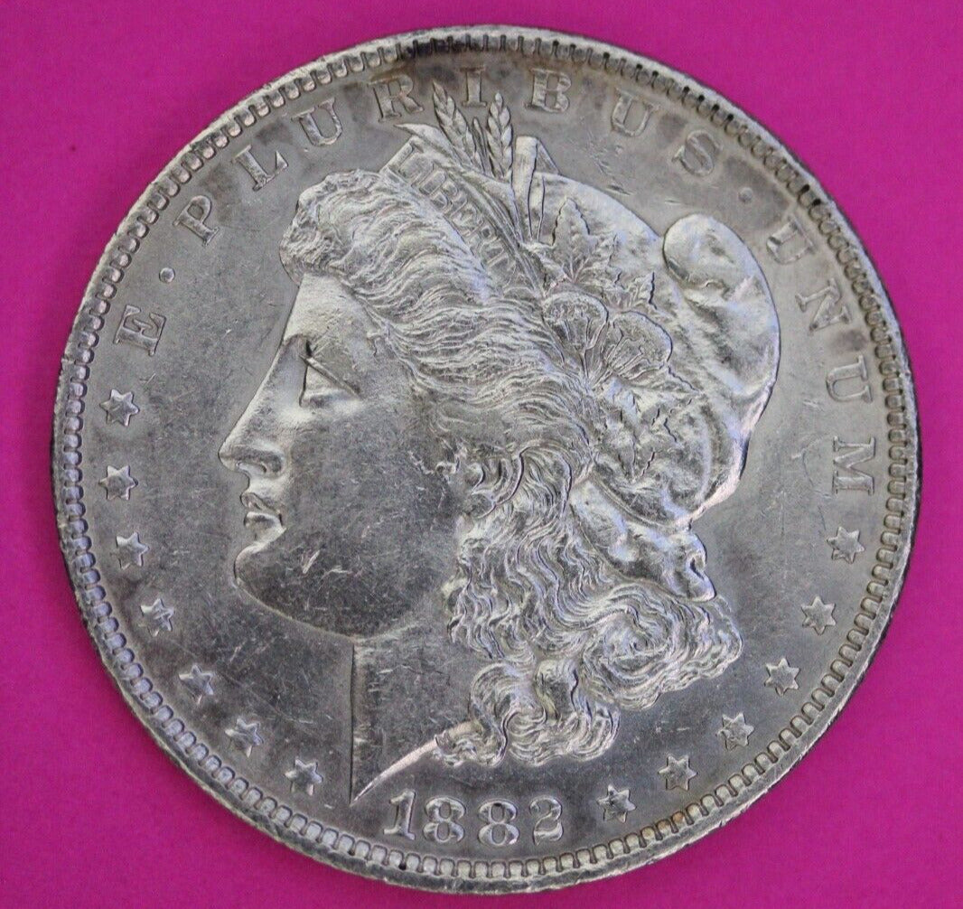 High Grade 1882 Strong O/S Morgan Liberty Silver Dollar Scarce New Orleans 175