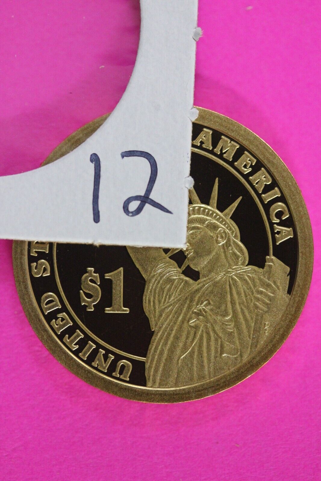 Proof 2012 S Chester Arthur Presidential Dollar DCAM Same Coin In Pics TOM 12