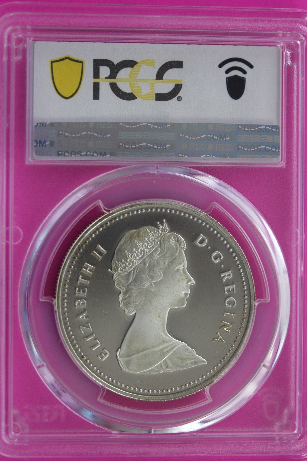 Toned 1981 PR 68 Canada Silver Dollar Trans Can PCGS Certified Authentic 125