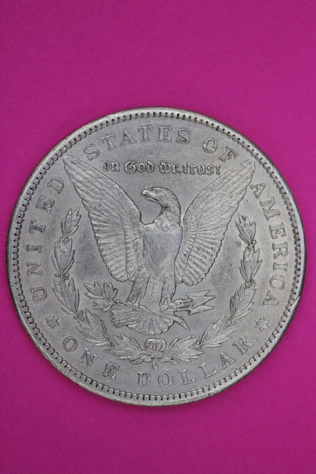 High Grade 1897 S Morgan Liberty Silver Dollar Scarce Semi Key Date Coin 93