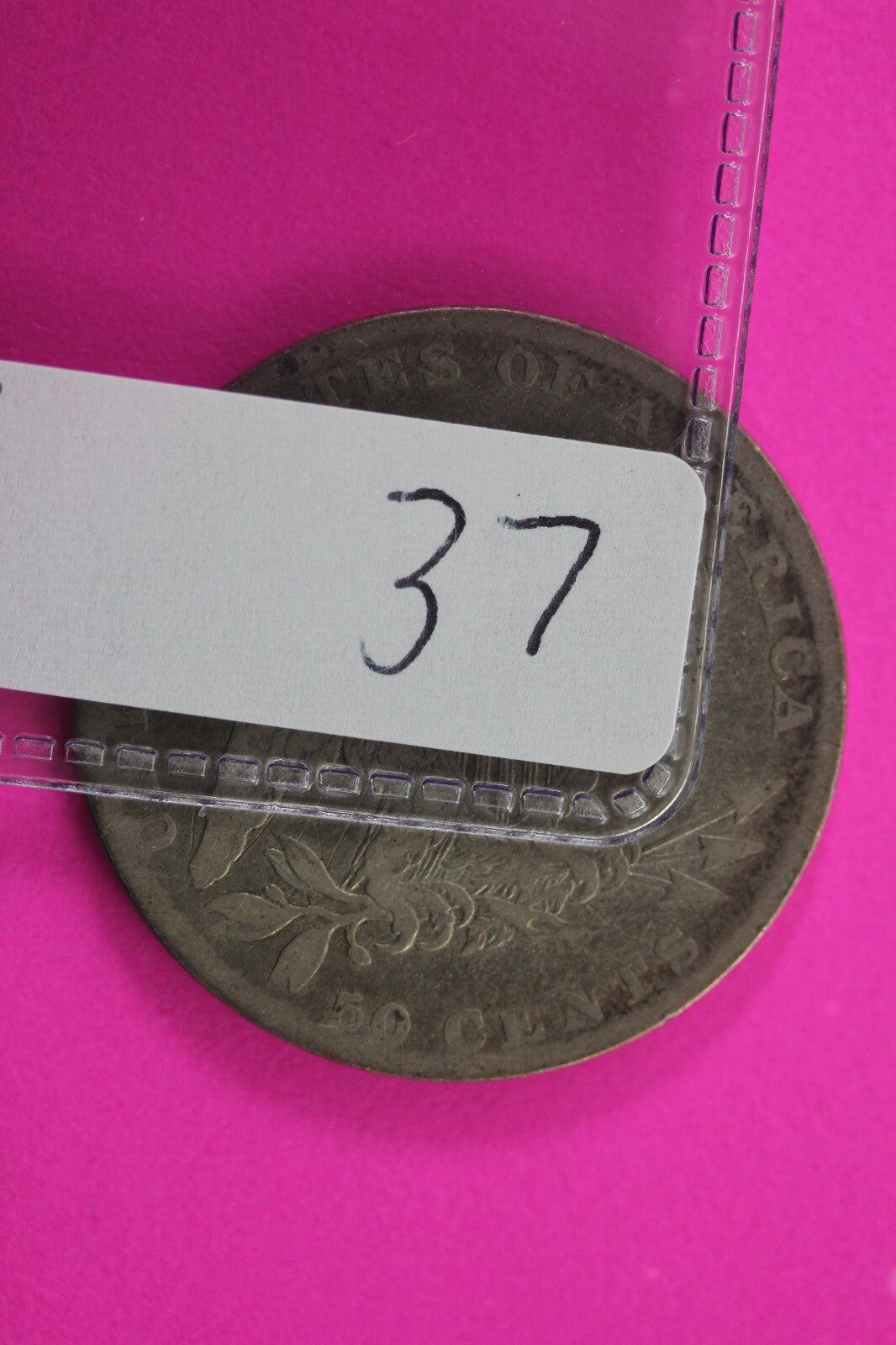 1837 Capped Bust Half Dollar Exact Coin In Pics Silver Rare Semi Key Date 37