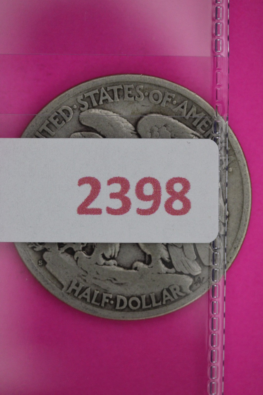 1923 S Walking Liberty Walker Half Dollar Coin Guaranteed Authentic Genuine 2398