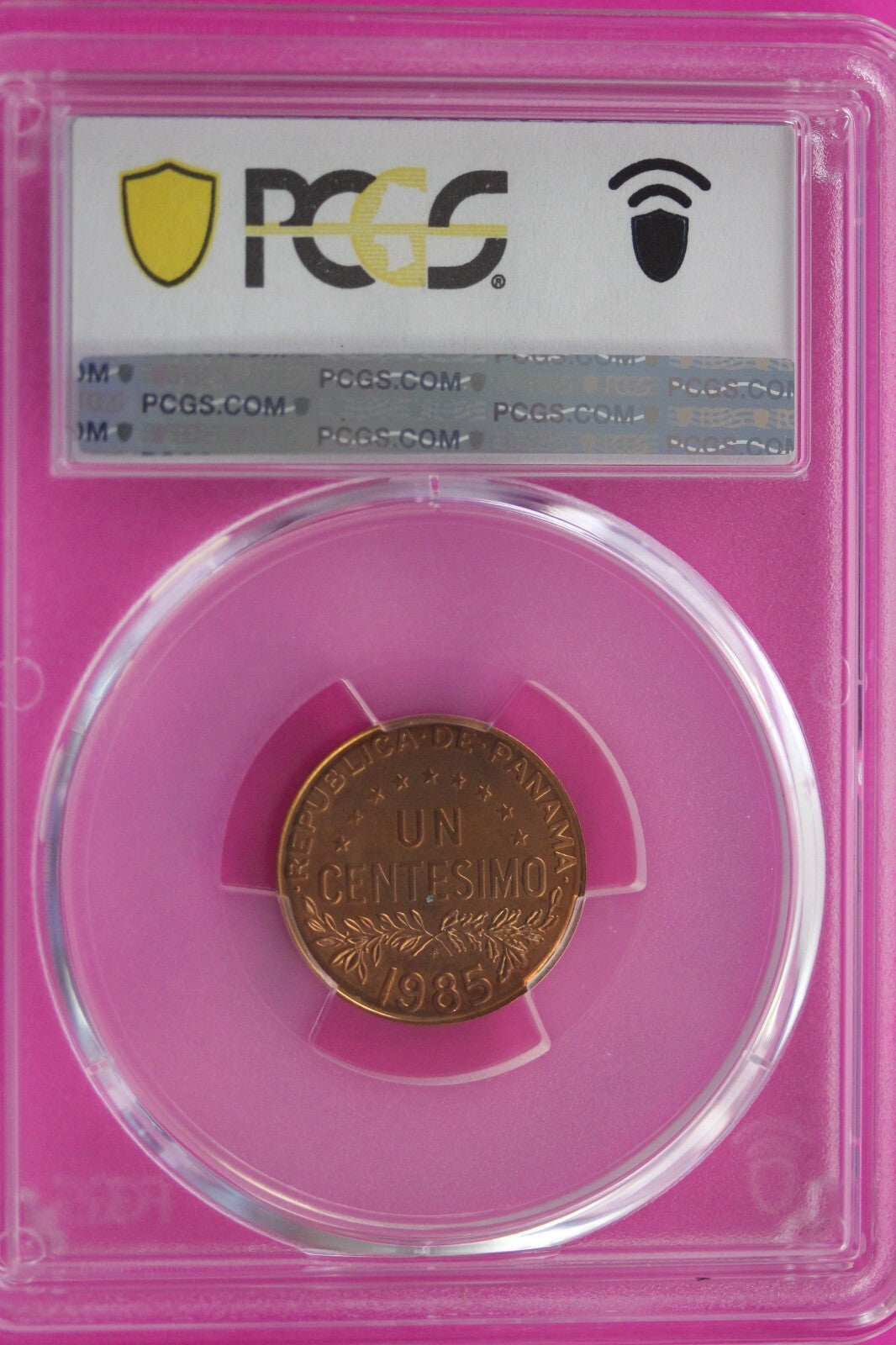 Pop 1 None Finer 1985 FM PR 67 RB Panama 1 Centesimo Toned PCGS Certified 126