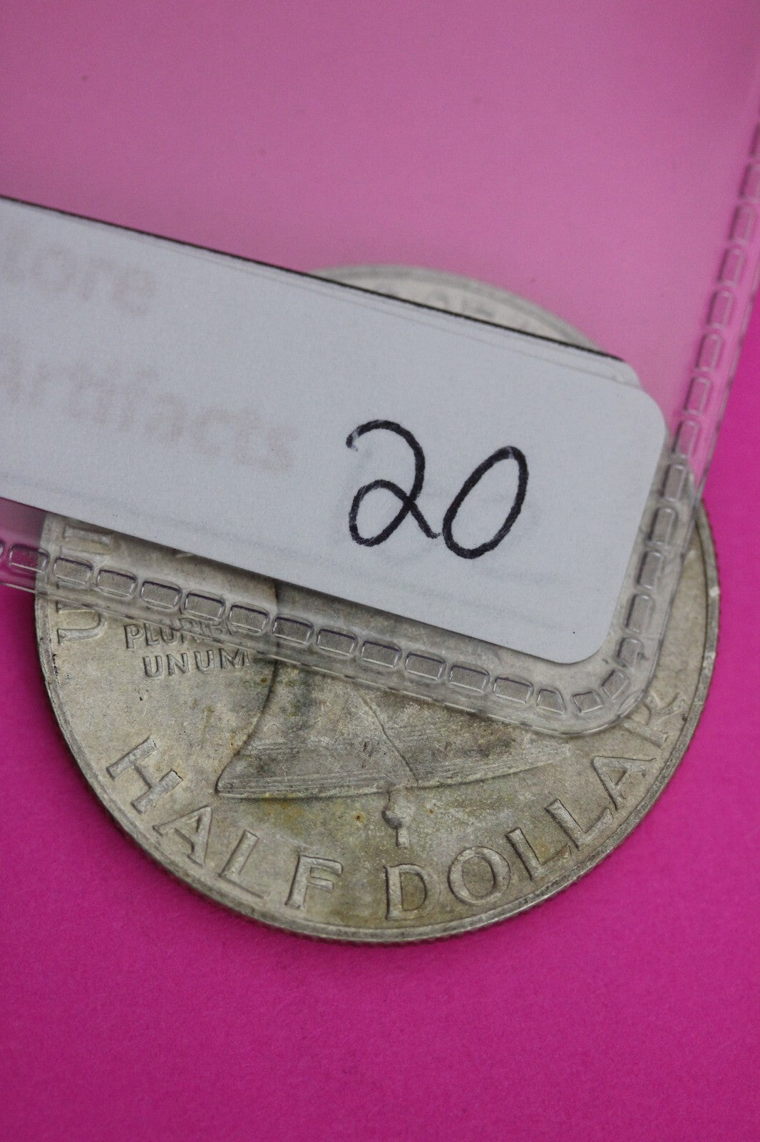 High Grade Toned 1949 D Ben Franklin Silver Half Dollar Exact Coin Shown 20