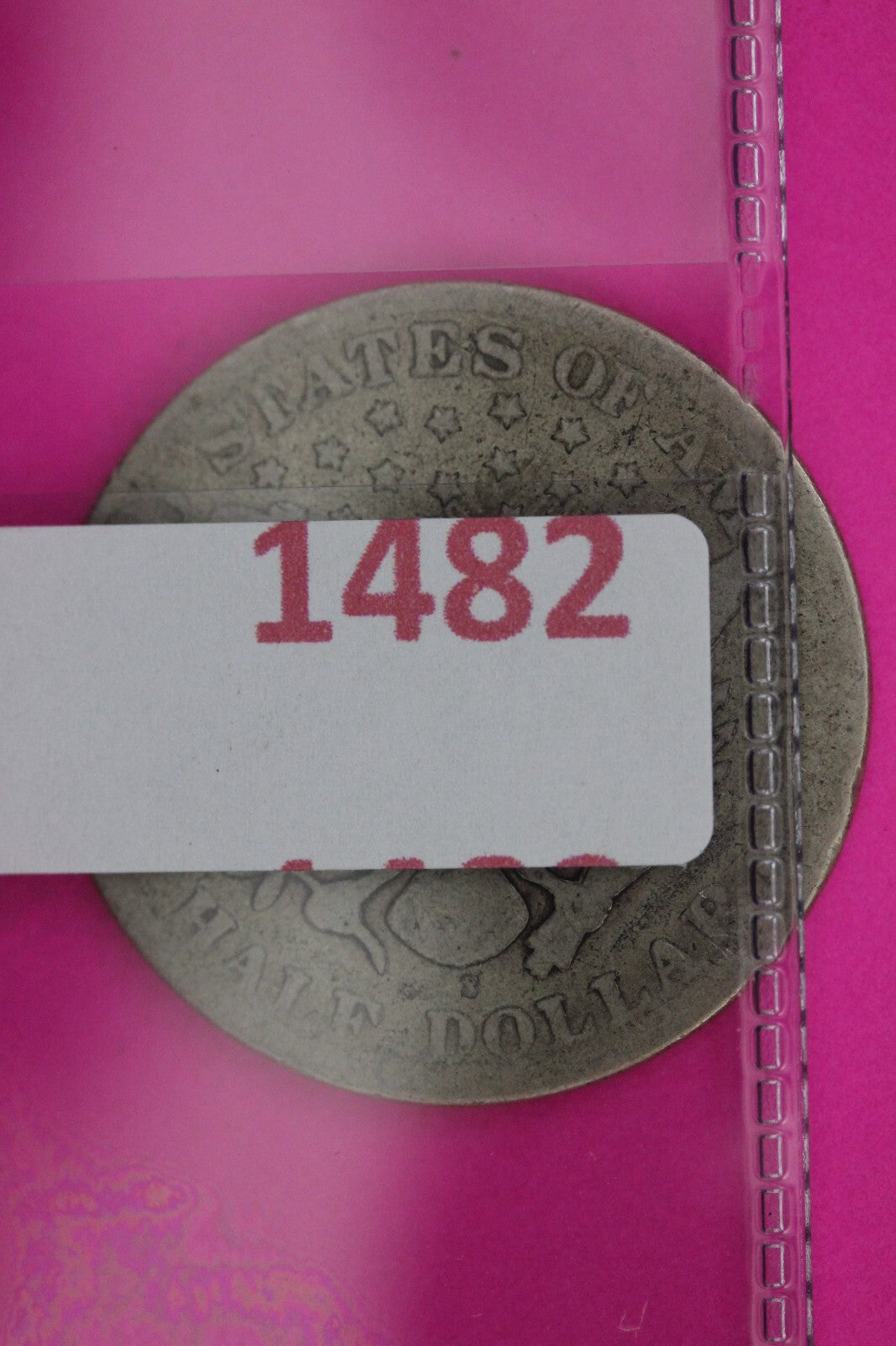 1909 Inverted S Barber Liberty Half Dollar Silver Coin Guaranteed Authentic 1482