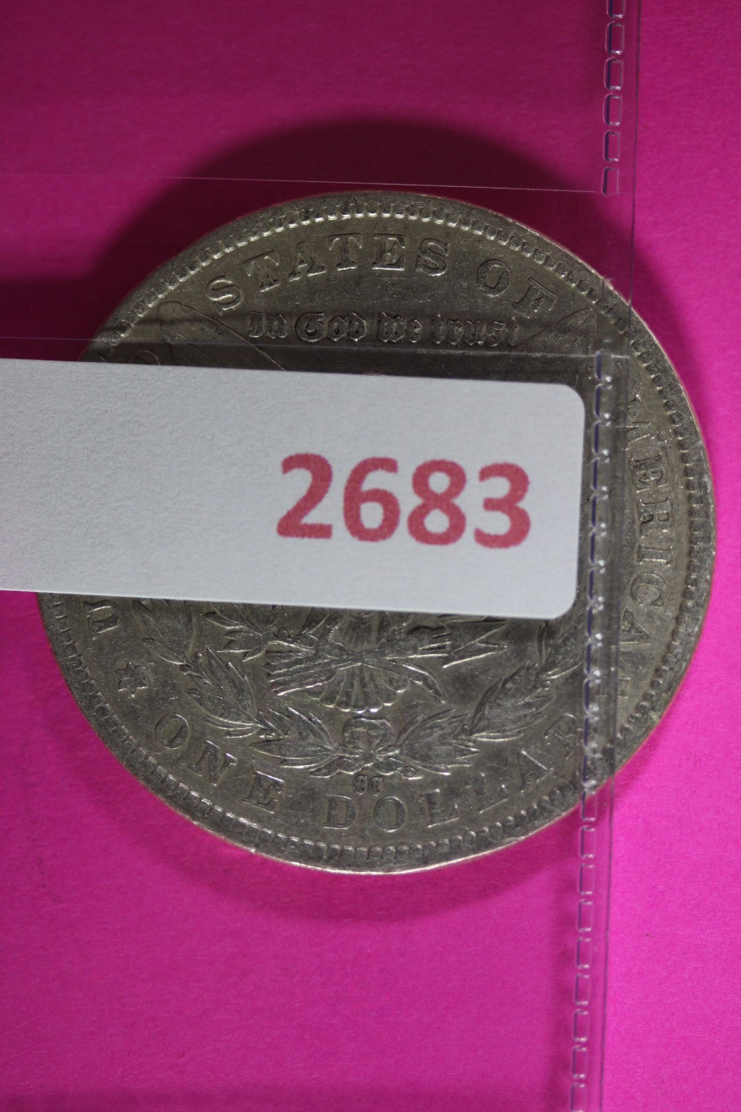 1883 CC Morgan Lady Liberty Silver Dollar Guaranteed Authentic & Genuine 2683