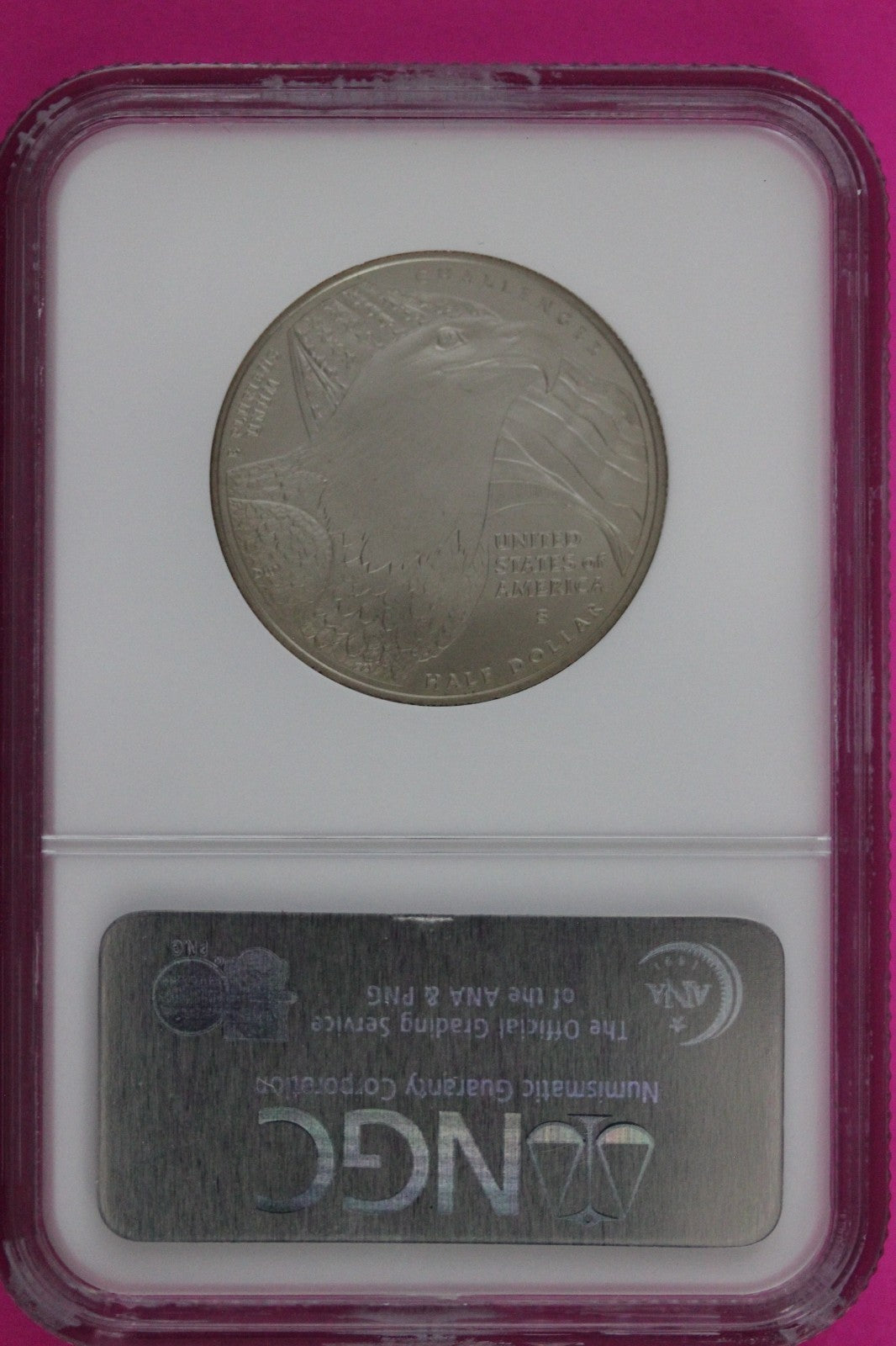 2008 S MS 70 Bald Eagle Commemorative Half Dollar NGC Certified Authentic 57