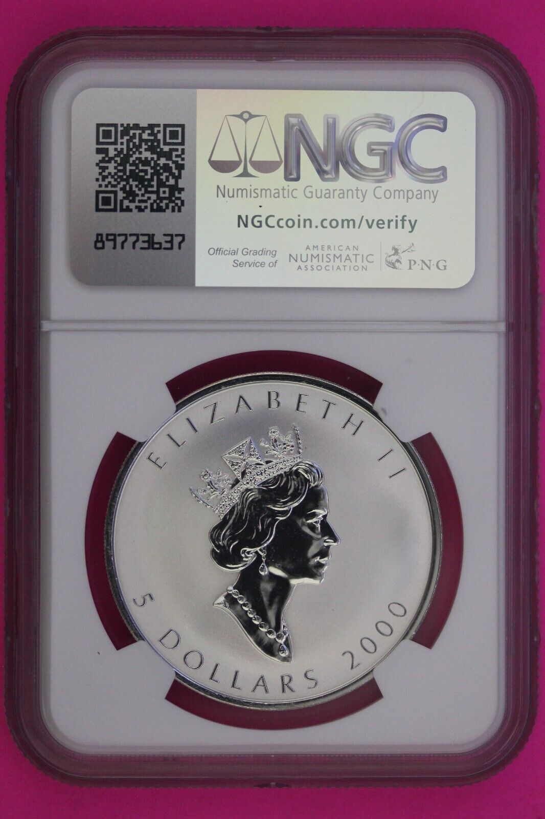 Top Pop Only 3 Known 2000 MS 69 Expo 2000 Hannover Privy Maple Leaf NGC Slab 897