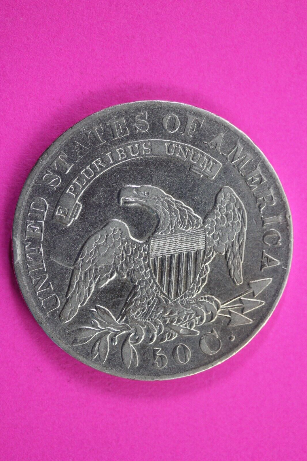 1829 Capped Bust Half Dollar Exact Coin In Pics Silver Rare Semi Key Date 29