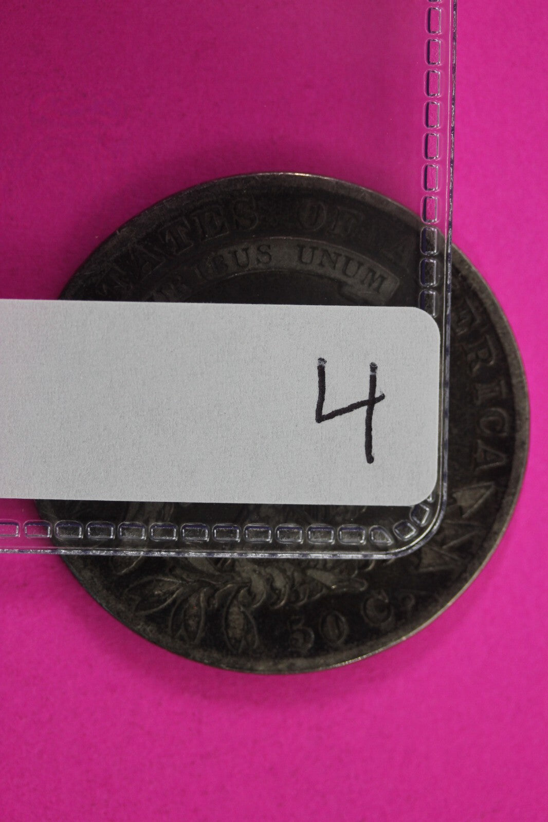 1836 Capped Bust Half Dollar Exact Coin In Pics Silver Rare Semi Key Date 04