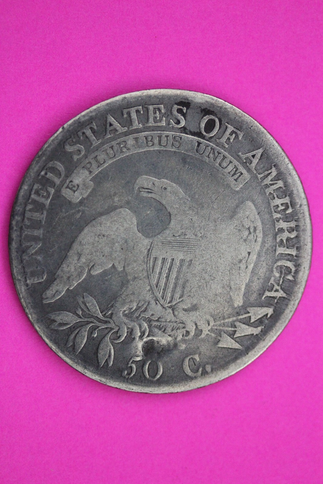 1809 Cap Bust Liberty Half Dollar O-109a Scratch Silver Key Date Authentic 0258N