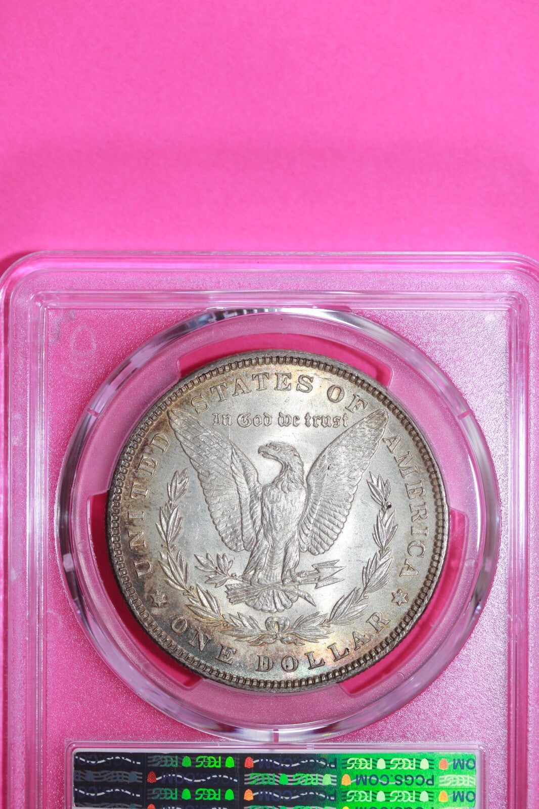 Nicely Toned 1882 P MS 63 Liberty Morgan Silver Dollar PCGS Certified Slab 761