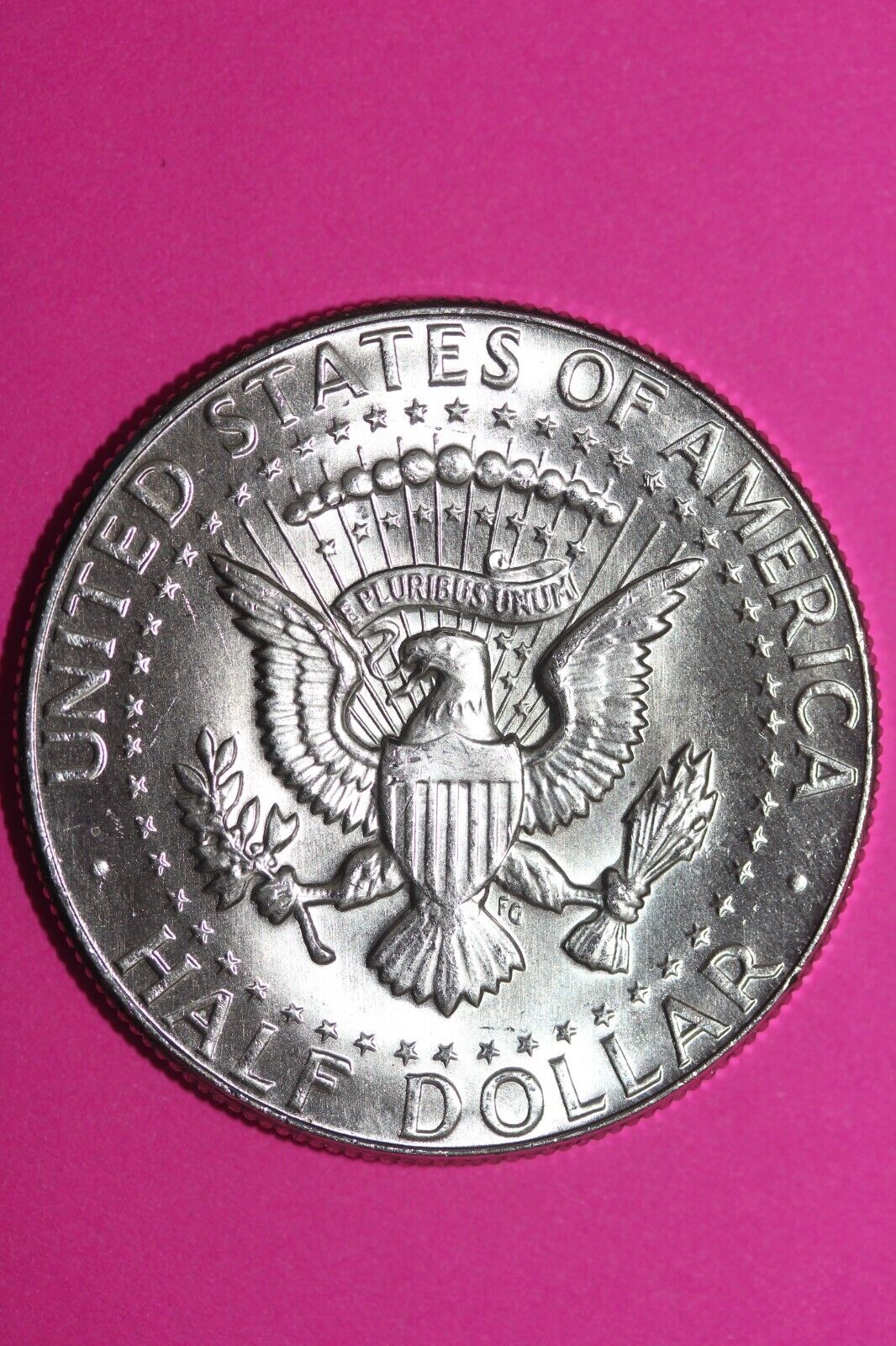 Gem BU 1969 D John F Kennedy Half Dollar 40% Silver Same Coin In Pics TOM 05