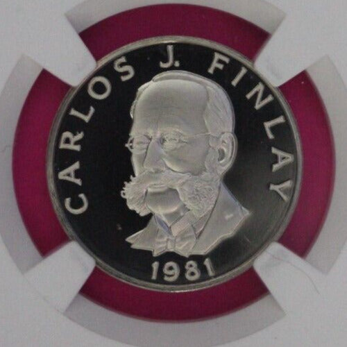 1981 Panama PF 69 Ultra Cameo Proof 5 Centesimos NGC Certified Graded Slab 793