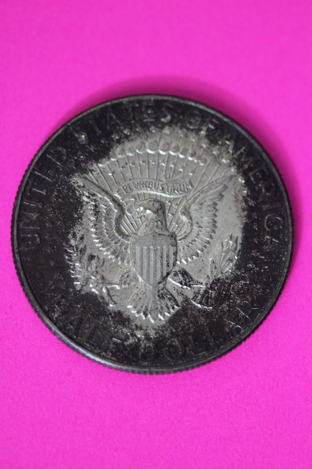 Rainbow Toned 1968 D John F Kennedy Silver Half Dollar Exact Gem Coin Shown 42