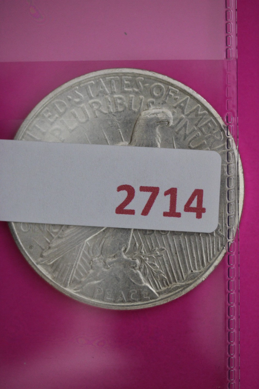 1925 S Peace Lady Liberty Semi Key Date Silver Dollar Guaranteed Authentic 2714