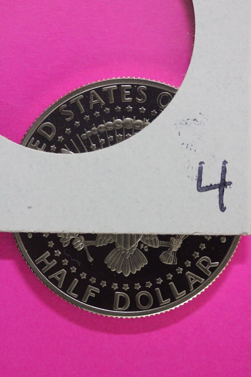 Gem Proof 1995 S Clad Kennedy Half Dollar Deep Cameo Same Coin In Pics TOM 04