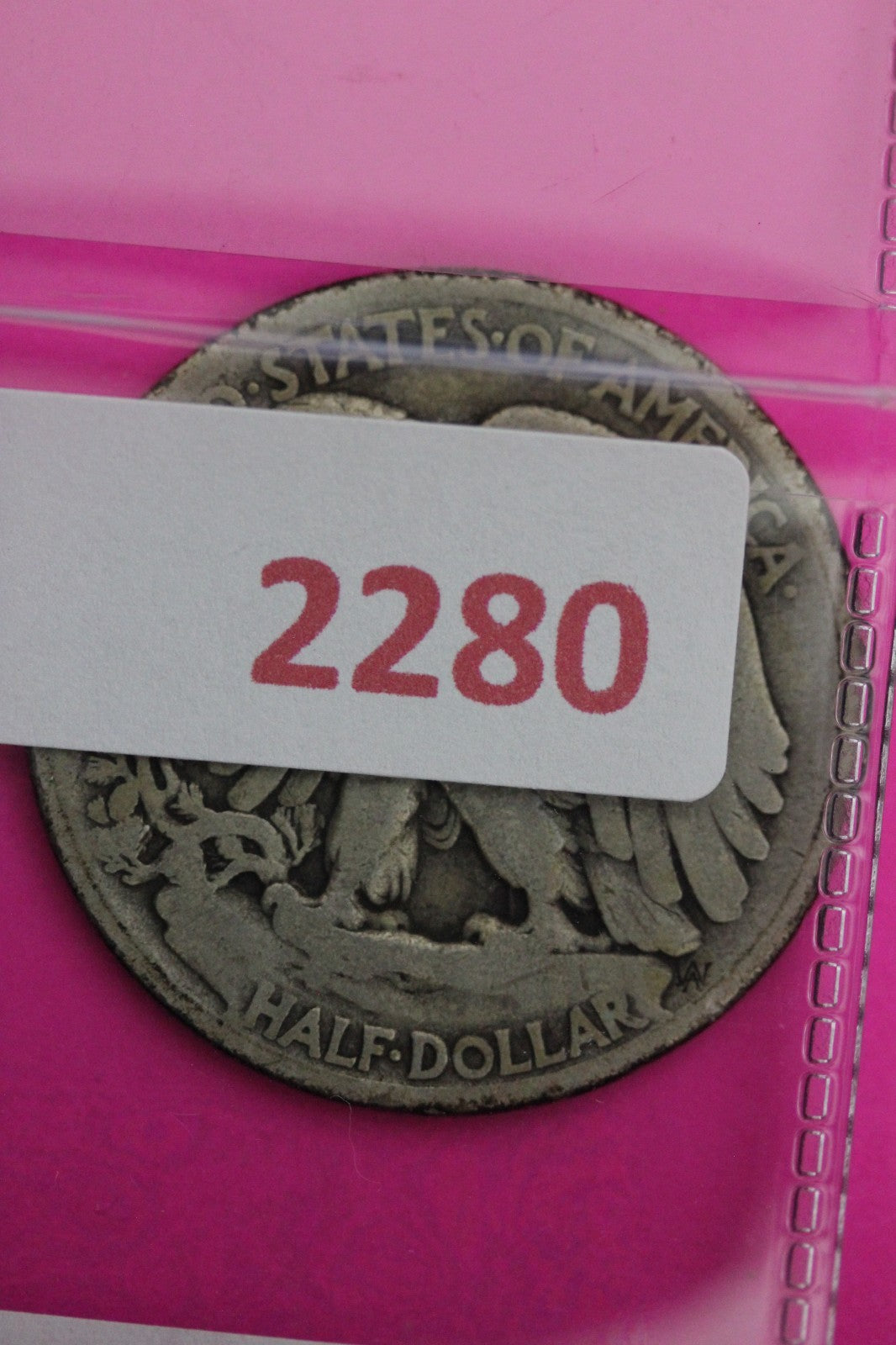 1916 D Walking Liberty Silver Half Dollar Guaranteed Authentic Genuine Coin 2280