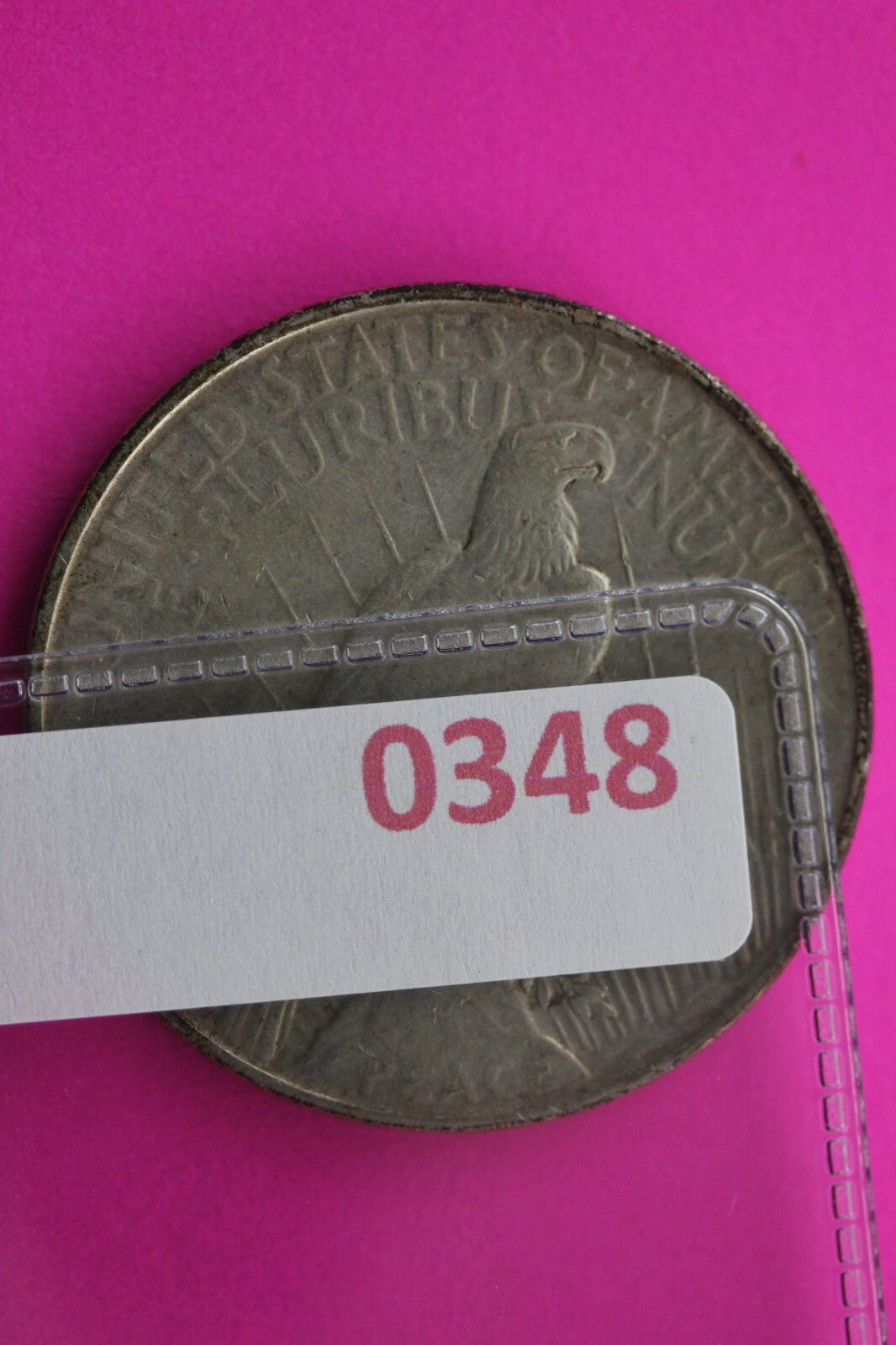 High Grade 1927 D Peace Silver Dollar LIberty Coin Guaranteed Authentic 0348N