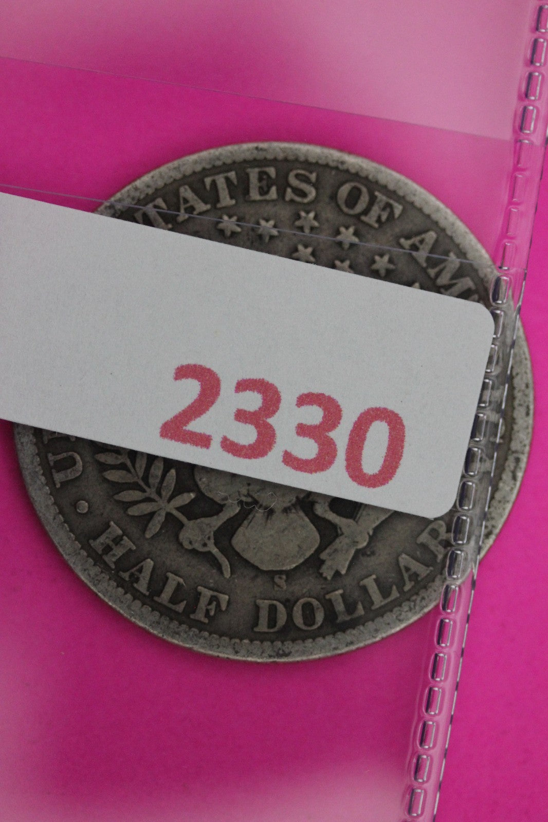 1908 S Barber Liberty Silver Half Dollar Guaranteed Authentic Genuine Coin 2330