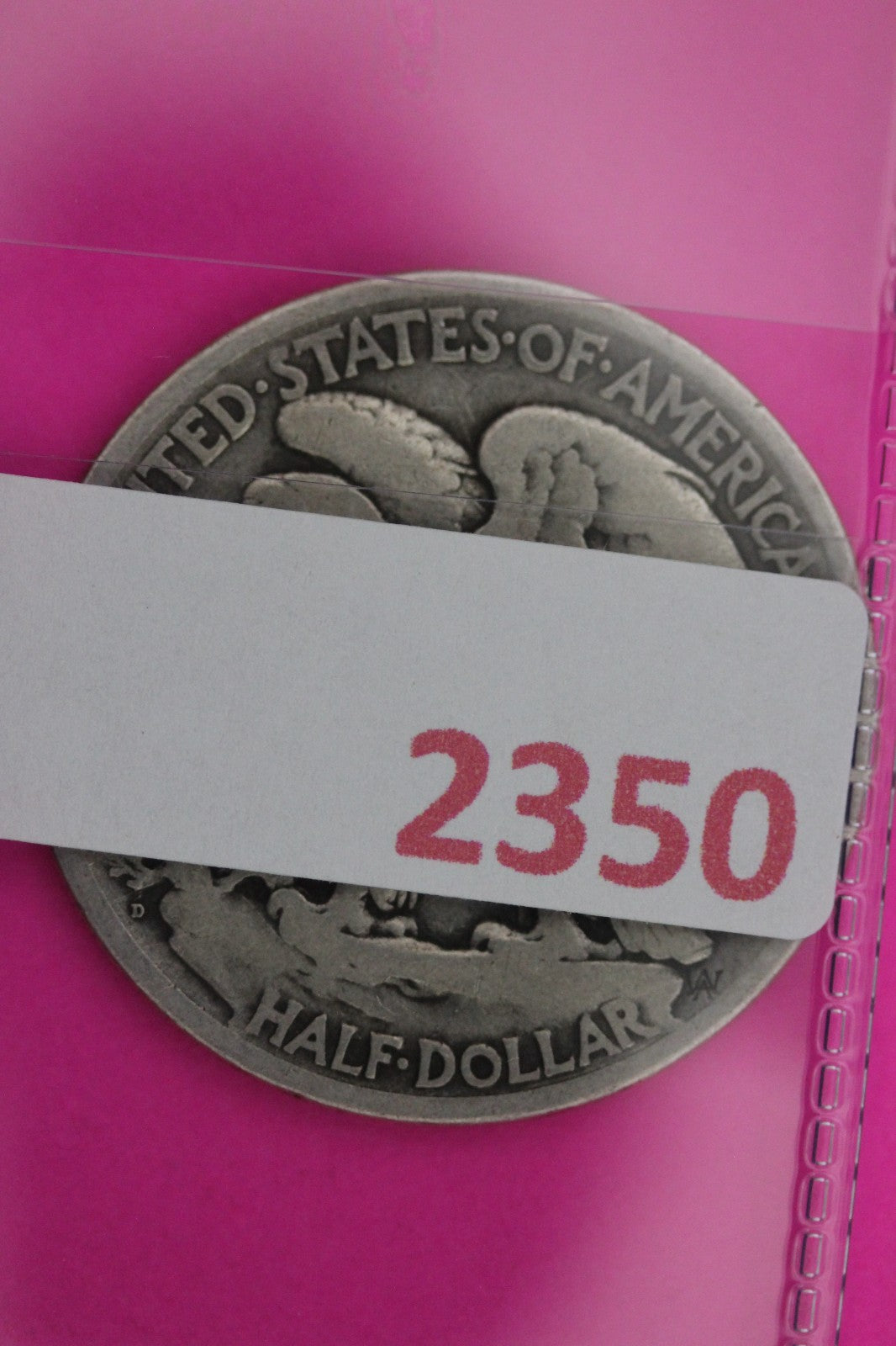 1919 D Walking Liberty Silver Half Dollar Guaranteed Authentic Genuine Coin 2350