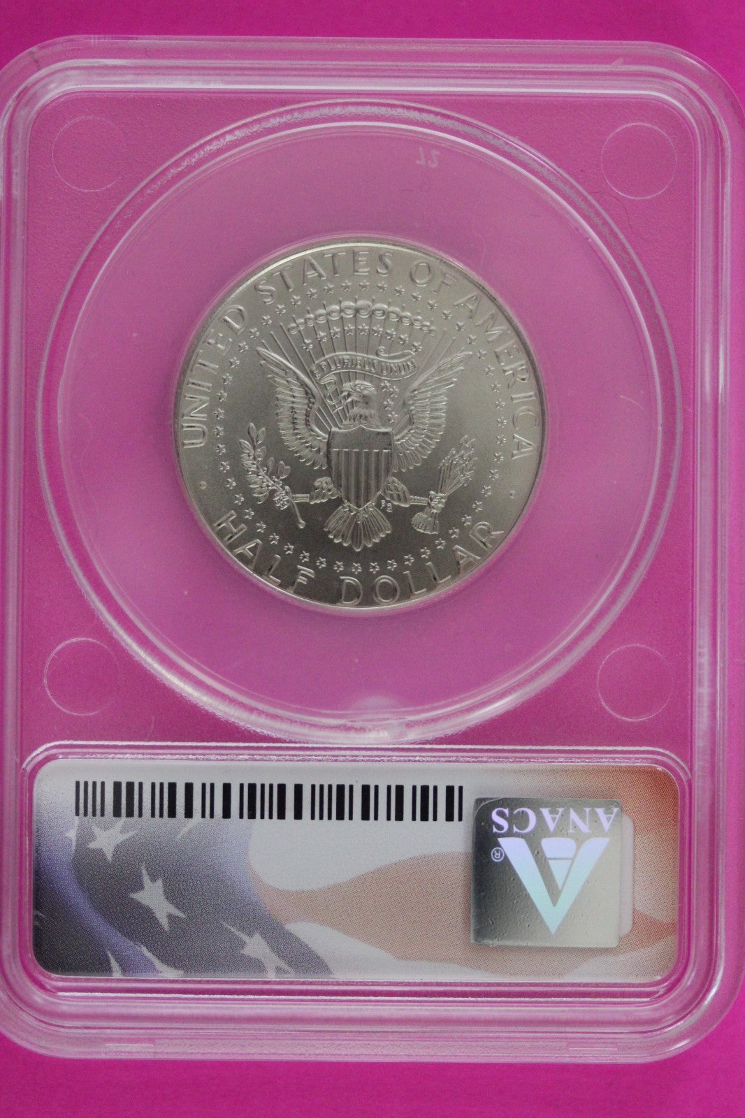 2009 D SP 69 Satin Finish John Kennedy Clad Half Dollar ANACS Certified Slab 67