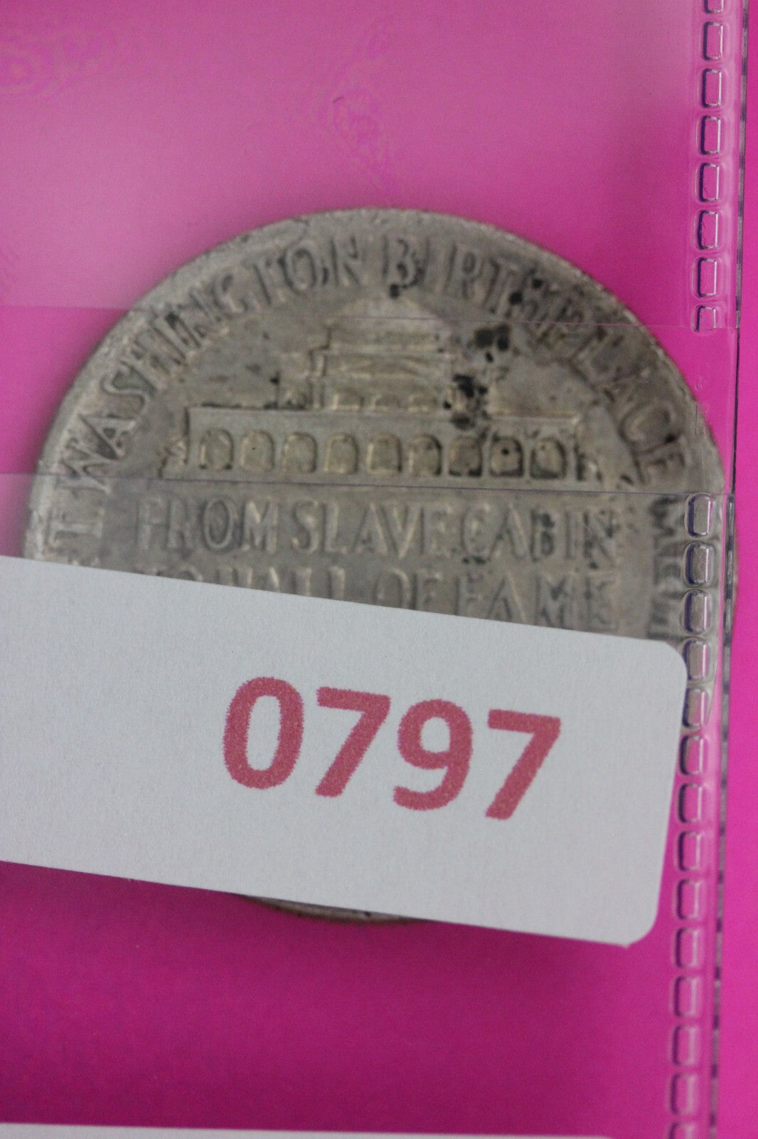 1946 Booker T Washington Commemorative Silver Half Dollar Coin Authentic 0797N