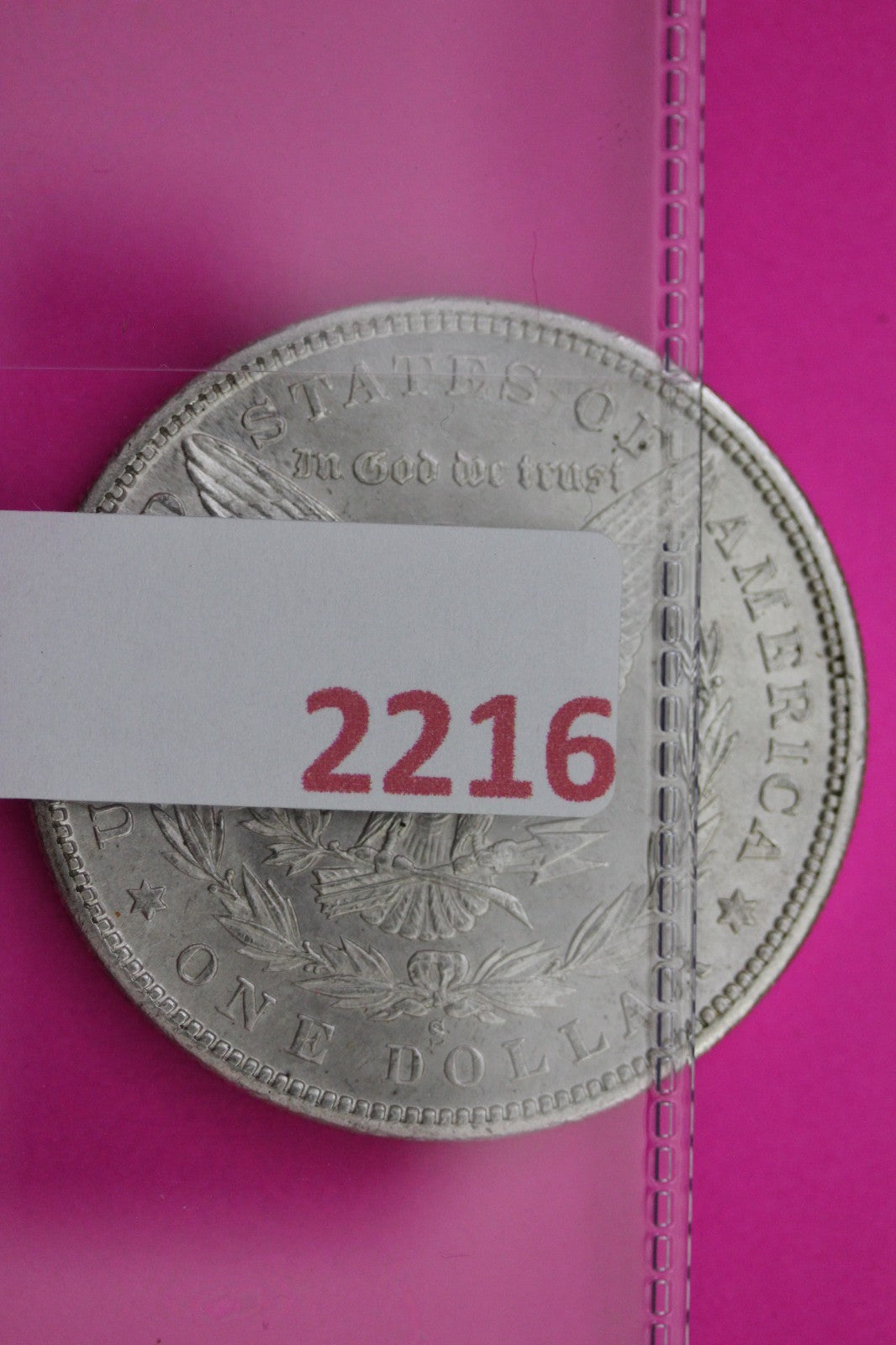 1880 S Morgan Silver Dollar Coin Guaranteed Authentic U.S.A American Seller 2216