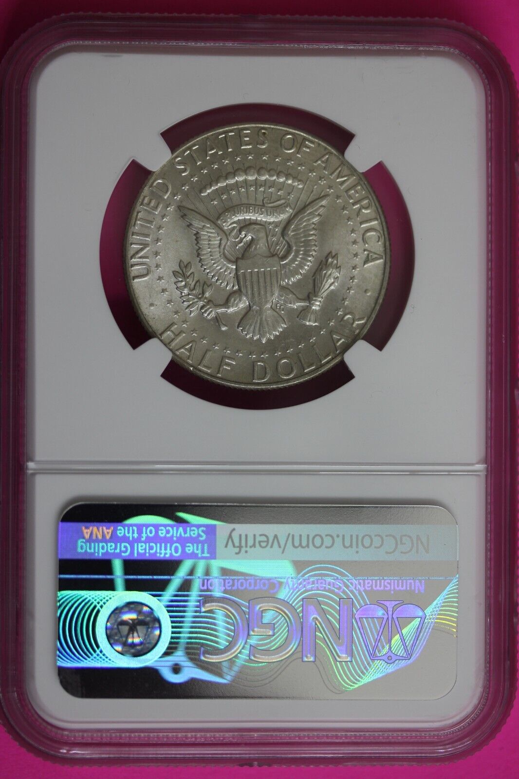 1969 D MS 64 Kennedy Half Dollar NGC Graded Certified Authentic Slab Silver 1373