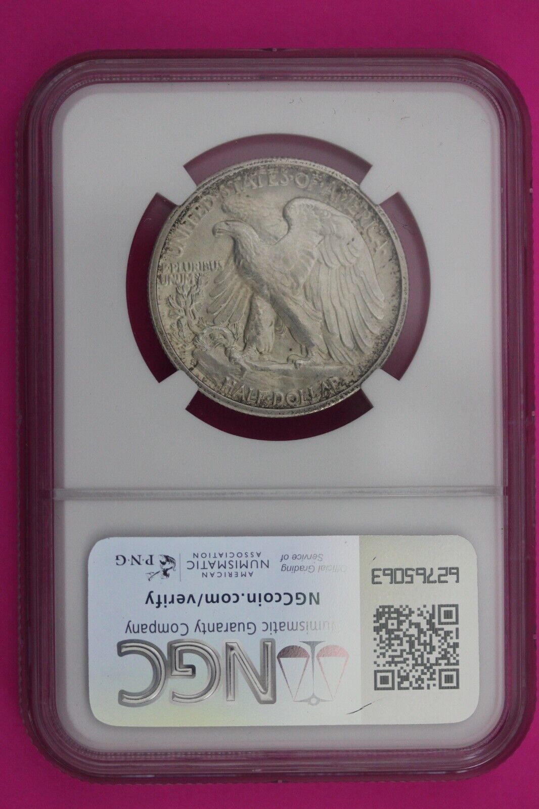 1944 S MS 63 Walking Liberty Half Dollar NGC Graded Certified Authentic 292