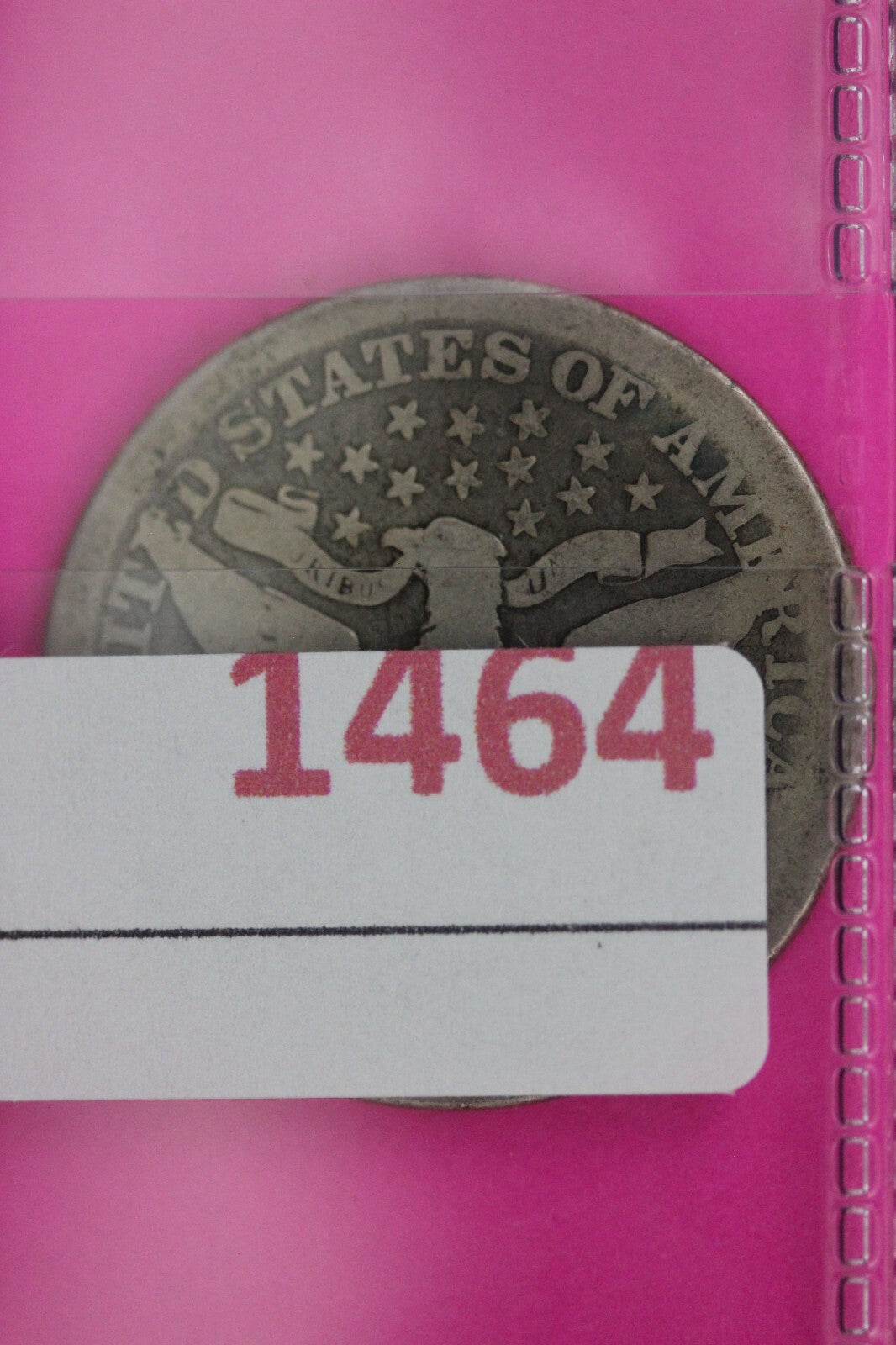 1904 O Barber Liberty Silver Quarter Guaranteed Authentic & Genuine Coin 1464