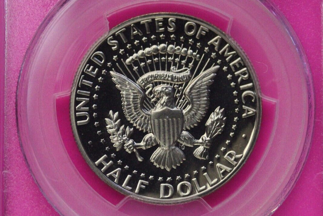 1977 S PR 69 Deep Cameo John Kennedy Clad Half Dollar JFK Label PCGS Slab 1111
