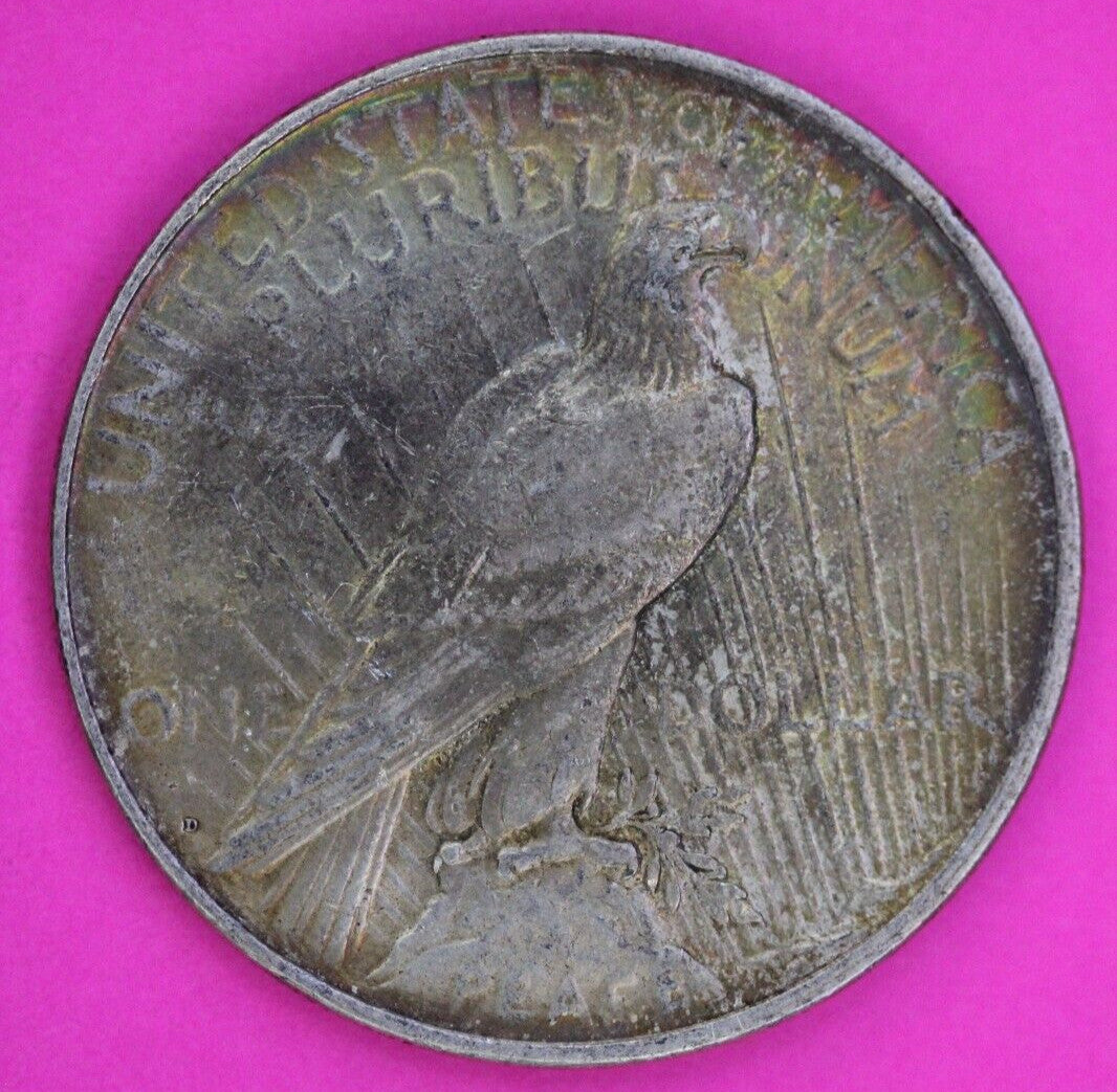 Toned High Grade 1922 D Liberty Peace Silver Dollar Denver Mint Coin 245