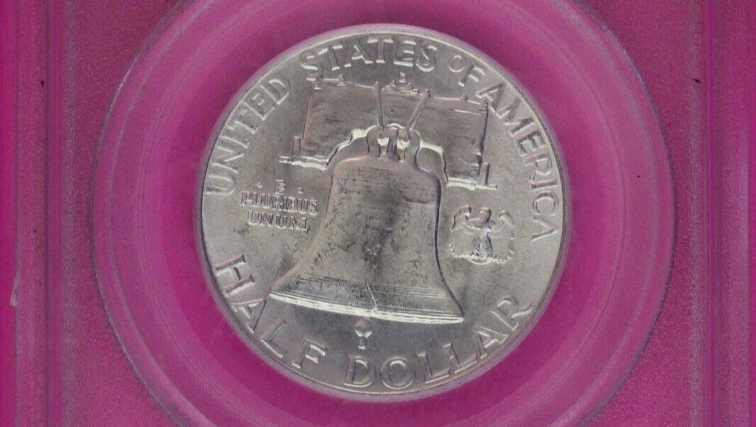 1962 D MS 64 FBL Full Bell Lines Ben Franklin Half Dollar PCGS Graded Slab 936