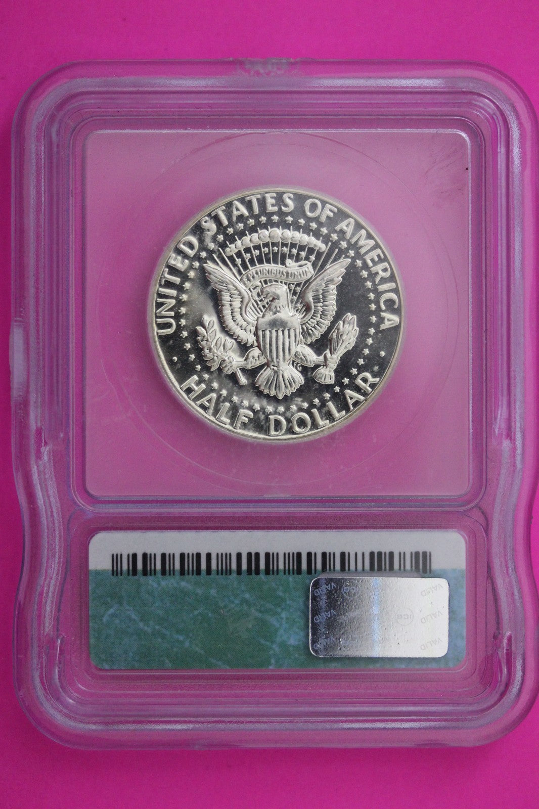 1969 S PR 70 Cameo John F Kennedy Silver Half Dollar ICG Authent Graded Slab 313