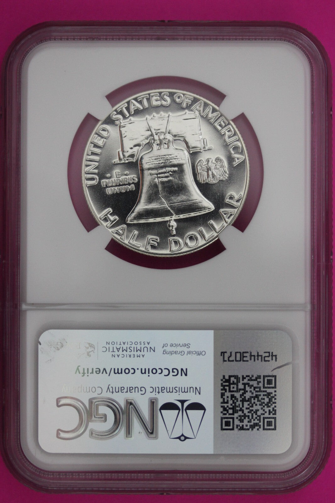 1959 PF 68 Ben Franklin Half Dollar NGC Graded Certified Authentic Slab 1135