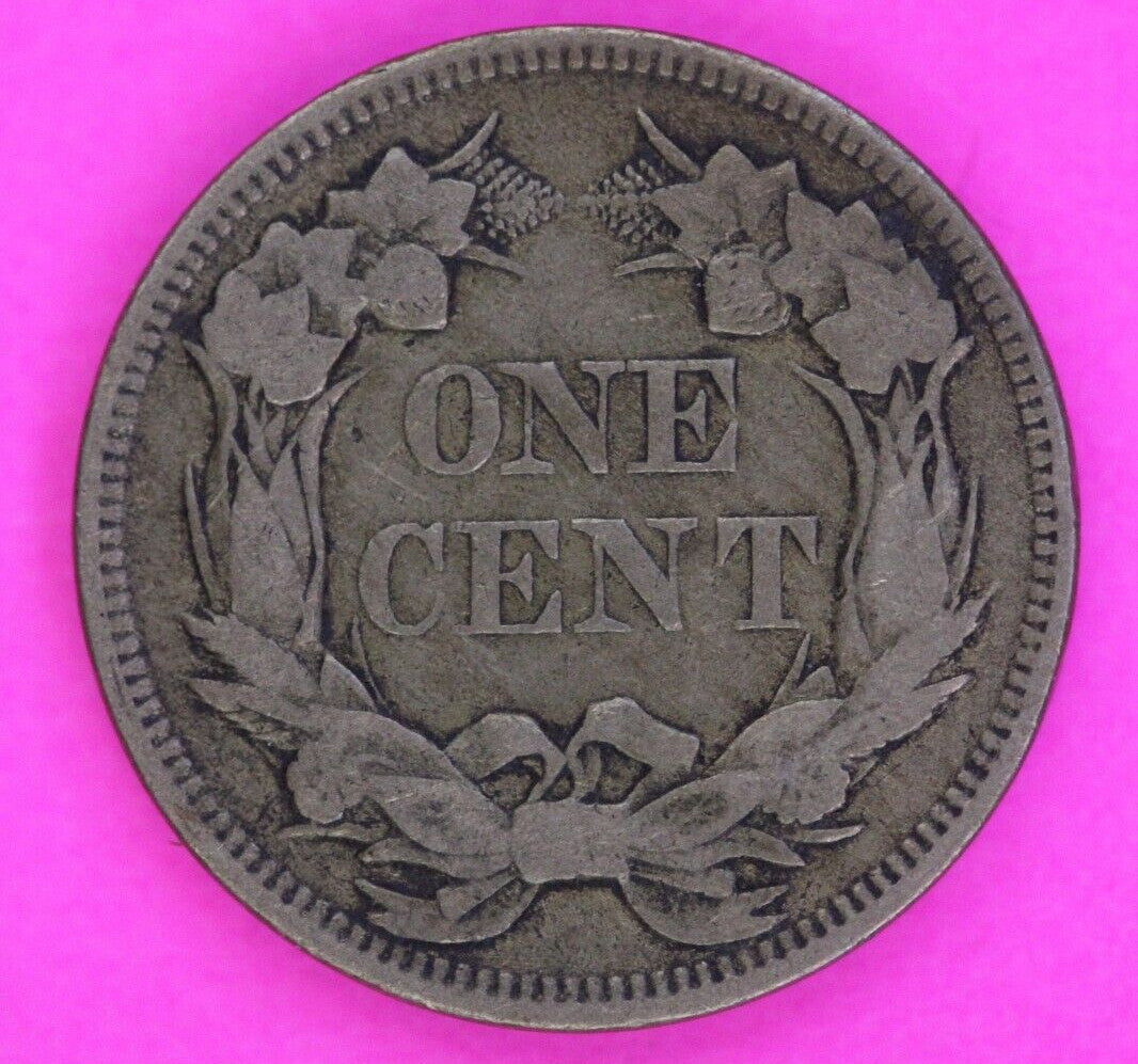 1858 Flying Eagle Cent Penny You Get The Exact Same Scarce Coin In Pics 152