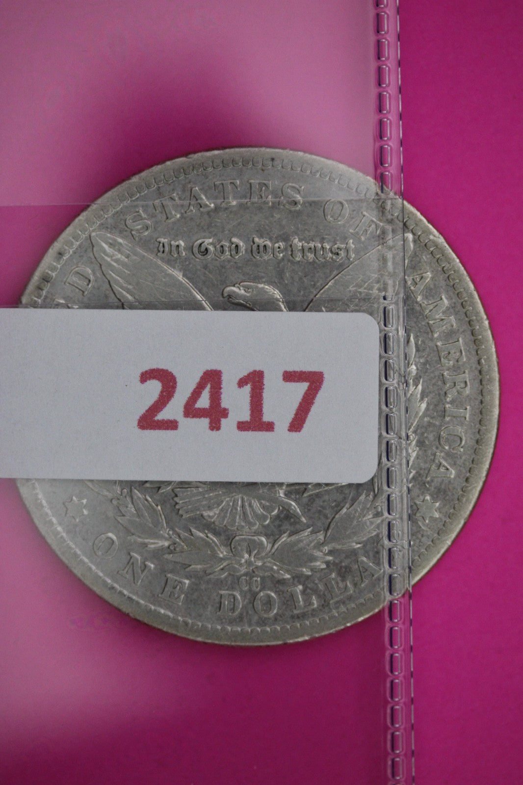 1883 CC Morgan Lady Liberty Rare Date Silver Dollar Guaranteed Authentic 2417