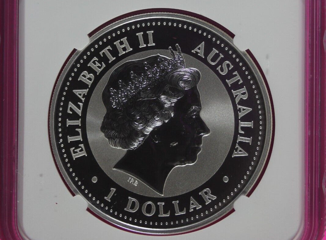 2000 MS 69 Year Of The Dragon Australia Lunar NGC Certified Authentic Slab 888