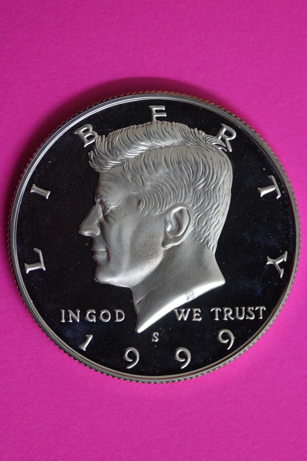 GEM Proof Silver 1999 S John F Kennedy Half Dollar Exact Coin Shown Tom 36