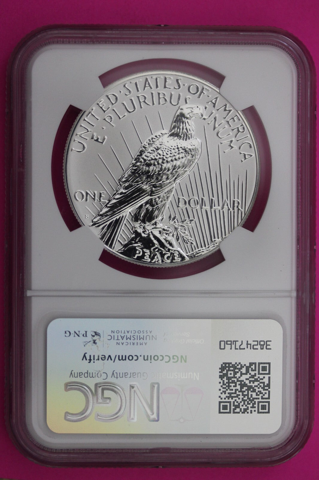 2023 S PF 69 Reverse Proof Liberty Peace Silver Dollar NGC From 2 Coin Set 340