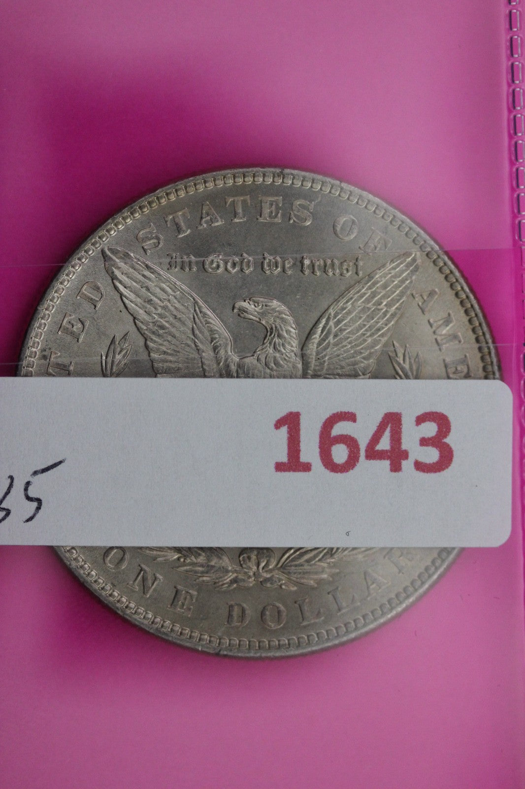 High Grade 1886 P Morgan Liberty Silver Dollar Guaranteed Authentic Coin 1643