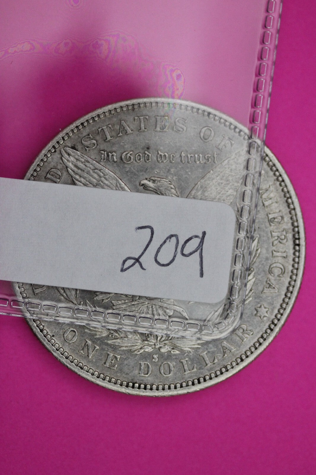 High Grade 1883 S Morgan Liberty Silver Dollar San Francisco Semi Key Coin 209